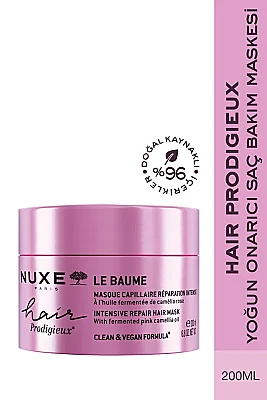 Nuxe Hair Prodigieux Le Baume İntensive Repair Hair Mask 200ml - Yoğun Onarıcı Saç Maskesi - Nuxe