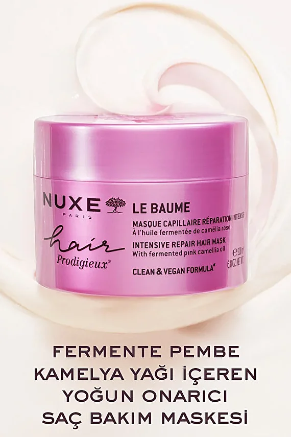 Nuxe Hair Prodigieux Le Baume İntensive Repair Hair Mask 200ml - Yoğun Onarıcı Saç Maskesi - 2