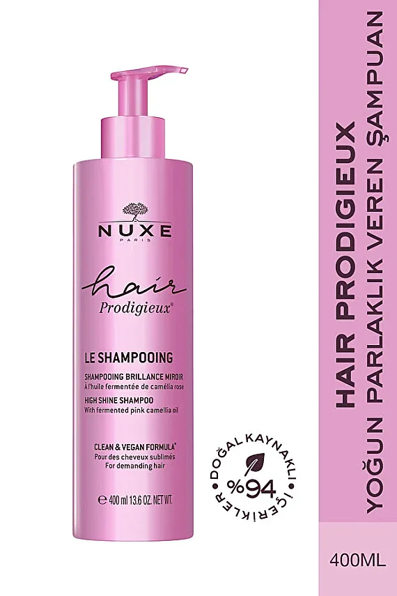 Nuxe Hair Prodigieux Le Shampooing - Yoğun Parlaklık Veren Şampuan - 400 ml - 1