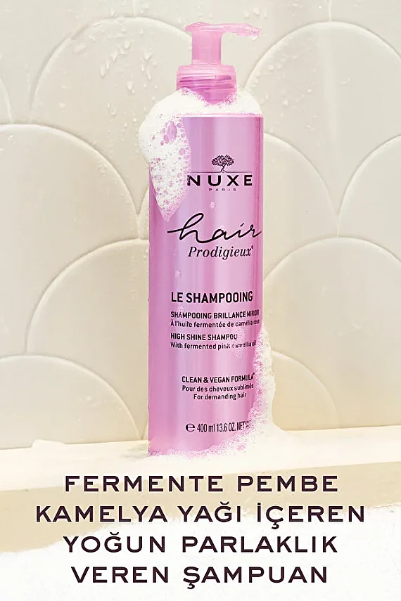 Nuxe Hair Prodigieux Le Shampooing - Yoğun Parlaklık Veren Şampuan - 400 ml - 2