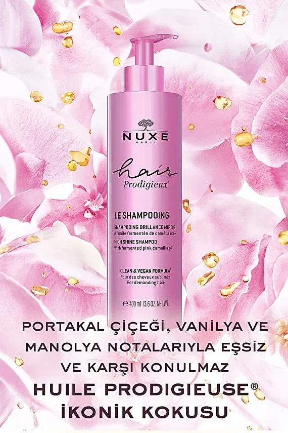 Nuxe Hair Prodigieux Le Shampooing - Yoğun Parlaklık Veren Şampuan - 400 ml - 4