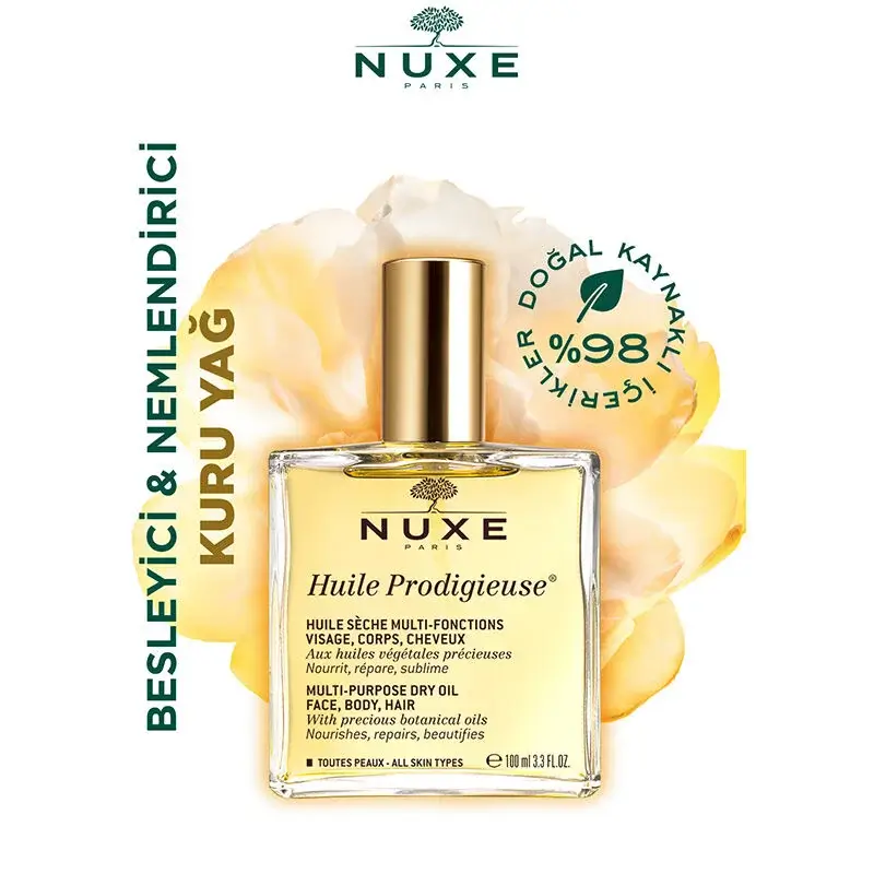 Nuxe Huile Prodigieuse Çok Amaçlı Kuru Bakım Yağı 100ml - 2