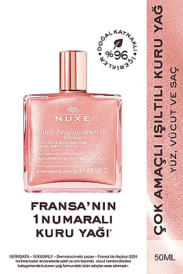 Nuxe Huile Prodigieuse Florale Or Çok Amaçlı Kuru Yağ 50 ml - Nuxe