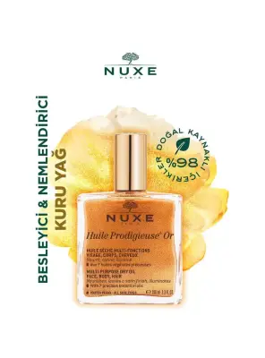 Nuxe Huile Prodigieuse Or Altın Parıltılı Kuru Bakım Yağı 100 ml - Nuxe