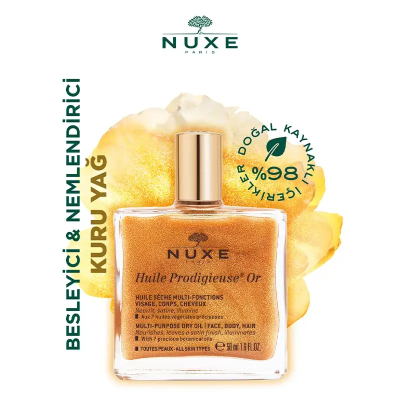 OUTLET - Nuxe Huile Prodigieuse Or Altın Parıltılı Kuru Yağ 50 ml - 2