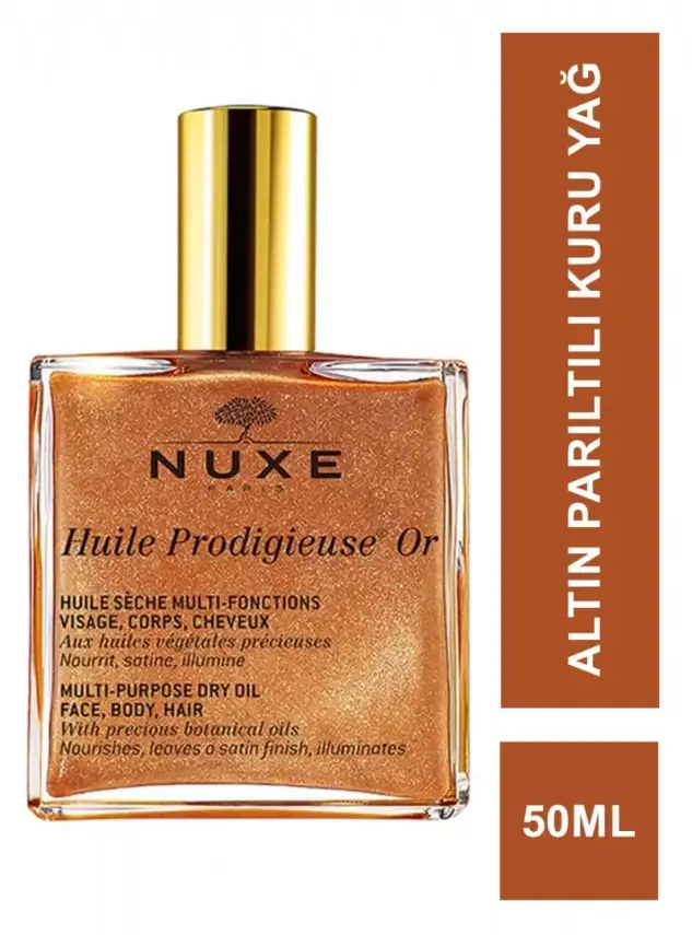 Nuxe Huile Prodigieuse Or Altın Parıltılı Kuru Yağ 50 ml - 1