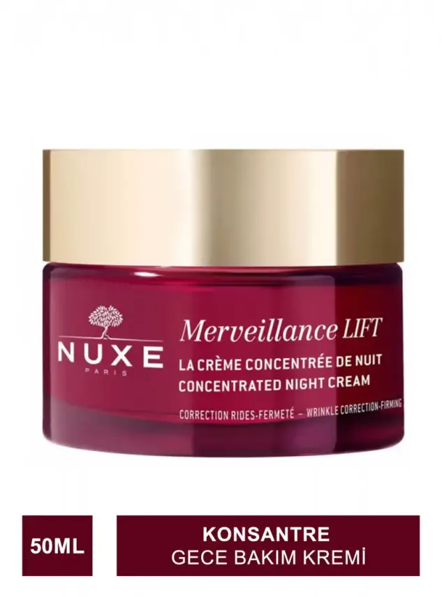 Nuxe Merveillance Lift Concentrated Night Cream 50 ml - Konsantre Gece Bakım Kremi - 2