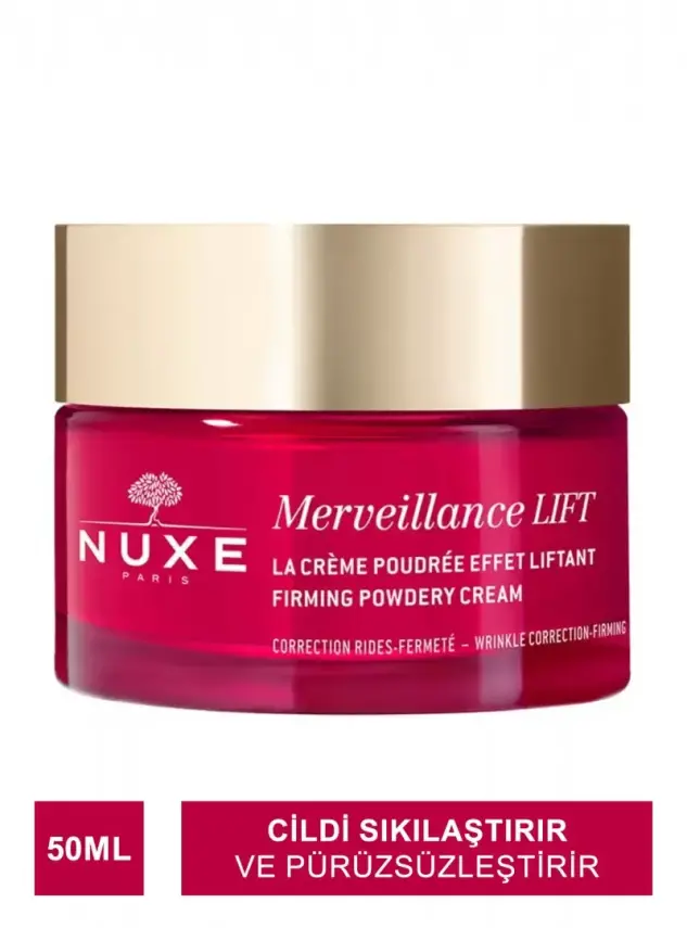 Nuxe Merveillance Lift Firming Powder Day Creme - Normal &Karma Ciltler 50 ml - 1
