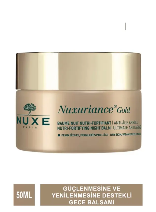Nuxe Nuxuriance Gold Nutri Fortifying Night Balm Yaşlanma Karşıtı Gece Balsamı 50 ml - 1