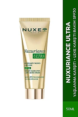Nuxe Nuxuriance ULTRA SPF30 Koyu Leke ve Yaşlanma Karşıtı Nemlendirici Krem SPF30 50ml - Nuxe