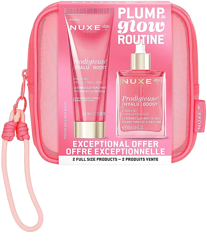 Nuxe Prodigieuse Hyalu Boost Bakım Seti Plump Glow Routine - 1