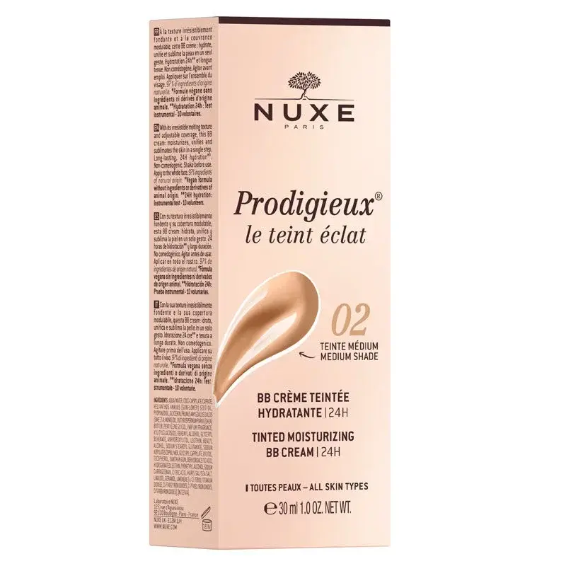 Nuxe Prodigieux Tinted Moisturizing BB Cream - 02 Medium 30 ml - 1