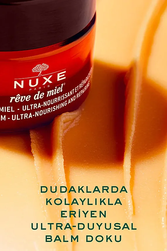 Nuxe Reve de Miel Baume Levres Besleyici ve Onarıcı Ballı Dudak Balsamı 15 gr - 5