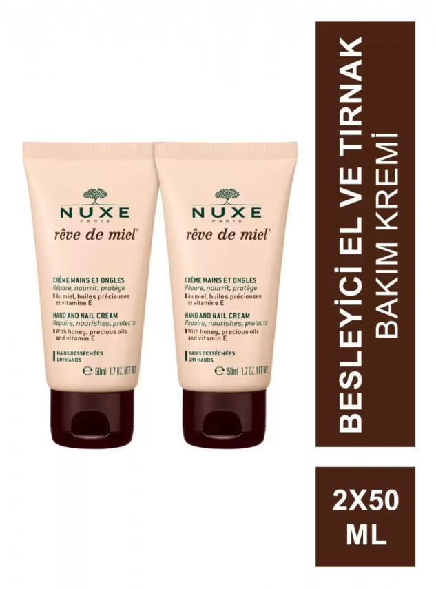 Nuxe Reve de Miel Creme Mains et Ongles 2x50 ml - Nuxe