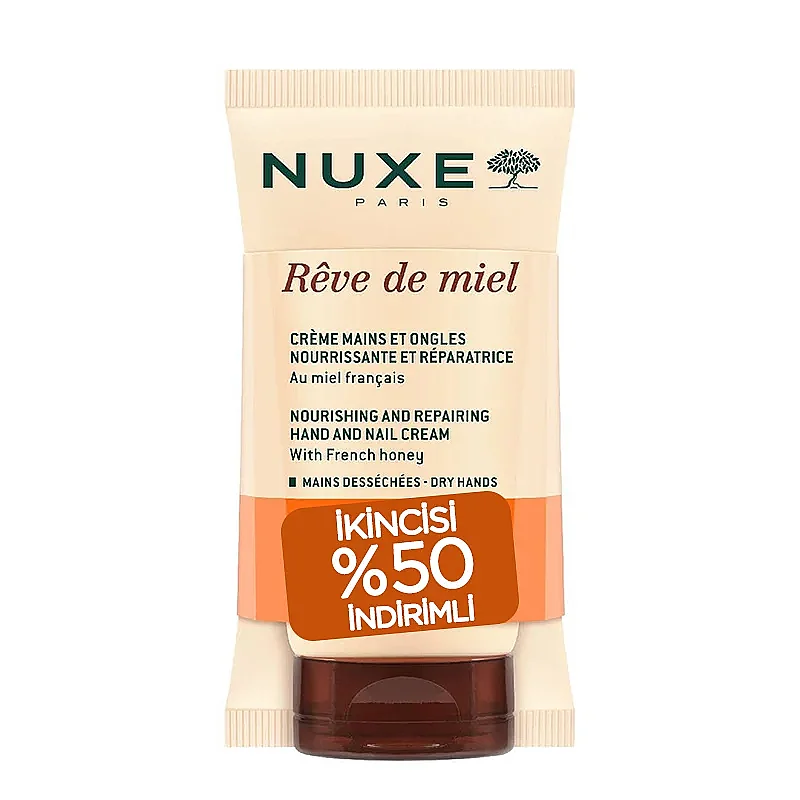 Nuxe Reve de Miel Creme Mains et Ongles 2x50 ml - 1