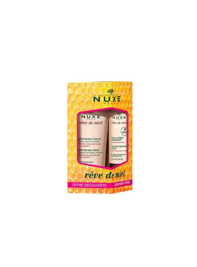 Nuxe Reve De Miel Creme Mains Et Ongles 30ml - Stick Levres 4gr - 2