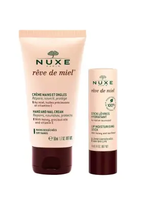 Nuxe Reve De Miel Creme Mains Et Ongles 30ml - Stick Levres 4gr - 3