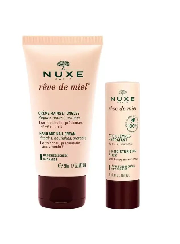 Nuxe Reve De Miel Creme Mains Et Ongles 30ml - Stick Levres 4gr - 3