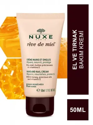 Nuxe Reve de Miel Creme Mains et Ongles El ve Tırnak Bakım Kremi 50ml - 4