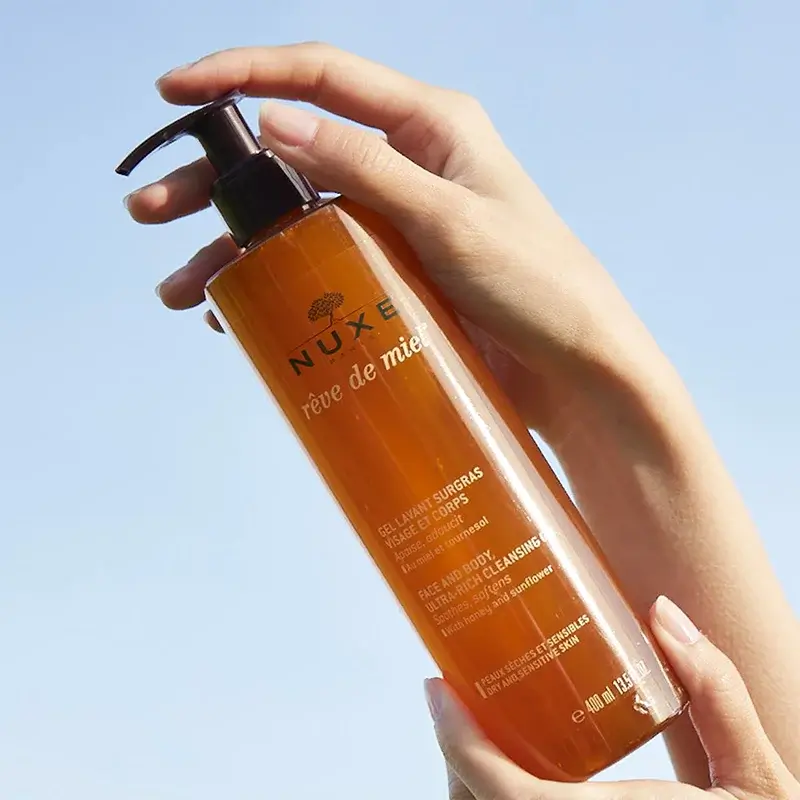 Nuxe Reve de Miel Gel Lavant Surgras Visage et Corps Yüz Ve Vücut Yıkama Jeli - 4