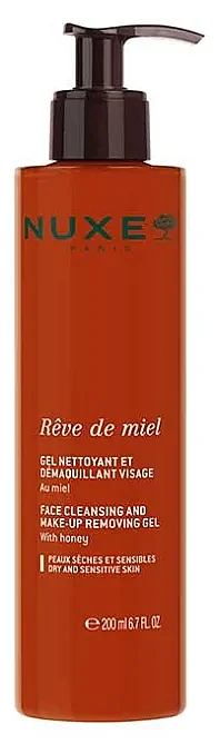Nuxe Reve de Miel Gel Nettoyant Visage 200 ml Cilt Temizleyiciler Nuxe