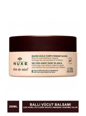 Nuxe Reve De Miel Melting Honey Body Oil Balm Ballı Vücut Balsamı 200 ml - 4