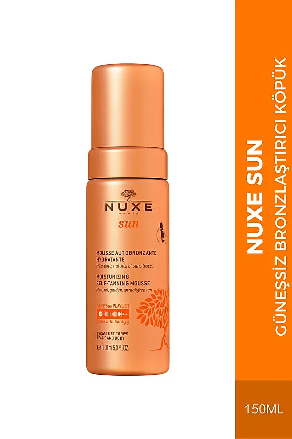Nuxe Sun Autobronzante Moisturizing Self-Tanning Mousse - Nemlendirme Etkili Bronzlaştırıcı Köpük - 150 ml - 1