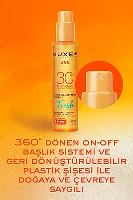 Nuxe Sun Brume Solaire Fresh Koruyucu ve Ferahlatıcı Güneş Mist SPF30 150ml - 4