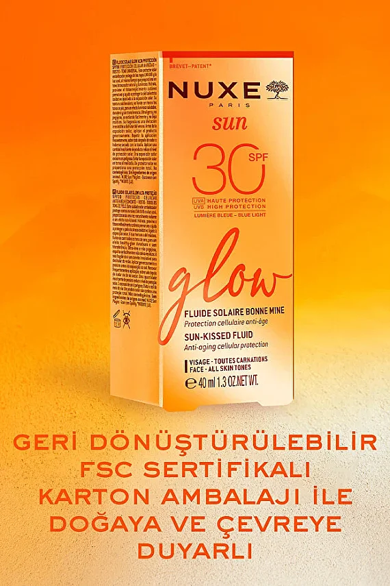 Nuxe Sun Güneş Koruyucu Glow Losyon SPF30 40ml - 8