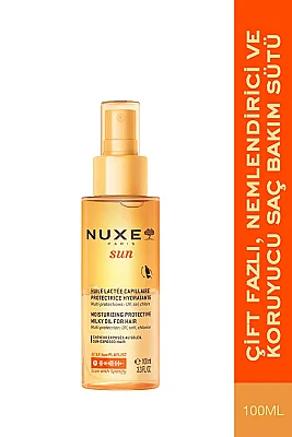 Nuxe Sun Huile Moisturising Protective Milky Oil 100 ml Nemlendirici ve Koruyucu Saç Bakım Sütü - Nuxe