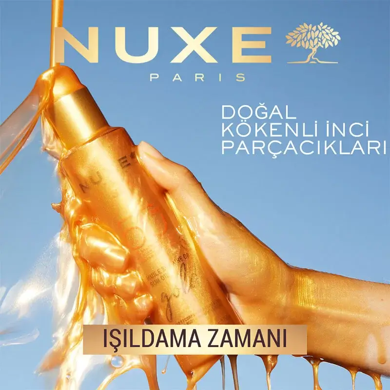 Nuxe Sun Huile Solaire Or Sun Oil - Altın Işıltılı Bronzlaştırıcı Güneş Koruyucu Yağ Spf50 150 ml - 3
