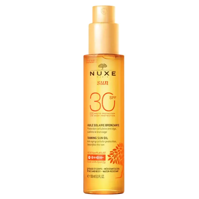 Nuxe Sun Spf 30 Bronzlaştırıcı Yüz ve Vücut Yağı 150 ml - 1