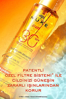 Nuxe Sun Spf 30 Bronzlaştırıcı Yüz ve Vücut Yağı 150 ml - 3