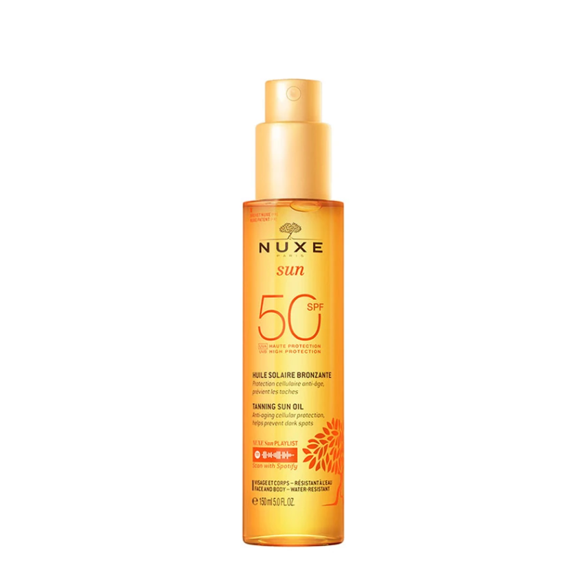 Nuxe Sun Spf 50 Bronzlaştırıcı Yüz ve Vücut Yağı 150 ml - 1