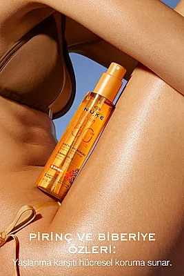 Nuxe Sun Spf 50 Bronzlaştırıcı Yüz ve Vücut Yağı 150 ml - 3