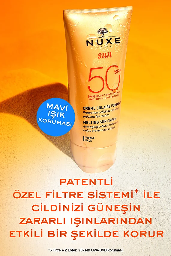 Nuxe Sun Spf 50 Face Cream Fondante Haute Protection Güneş Koruyucu Yüz Kremi 50ml - 2