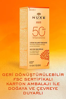Nuxe Sun Spf 50 Face Cream Fondante Haute Protection Güneş Koruyucu Yüz Kremi 50ml - 10