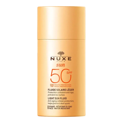 Nuxe Sun Spf 50 Light Fluid High Protection Hafif Dokulu Güneş Kremi 50 ml - 1