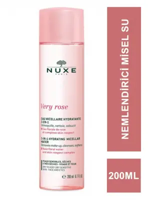 Nuxe Very Rose 3-In 1 Hydrating Micellar Water - Nemlendirici Misel Su 200 ml - Nuxe