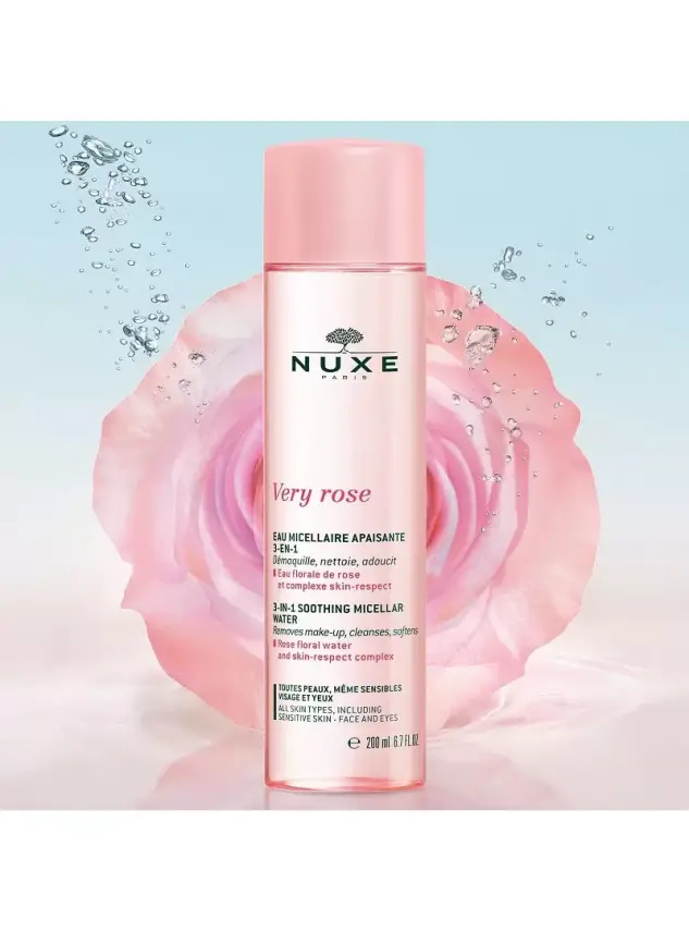 Nuxe Very Rose 3-In 1 Soothing Micellar Water - Yatıştırıcı Misel Su 200 ml - 1