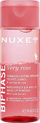 Nuxe Very Rose Gül Özlü Çift Bazlı Göz Makyajı Temizleme Suyu 100 ml - Nuxe