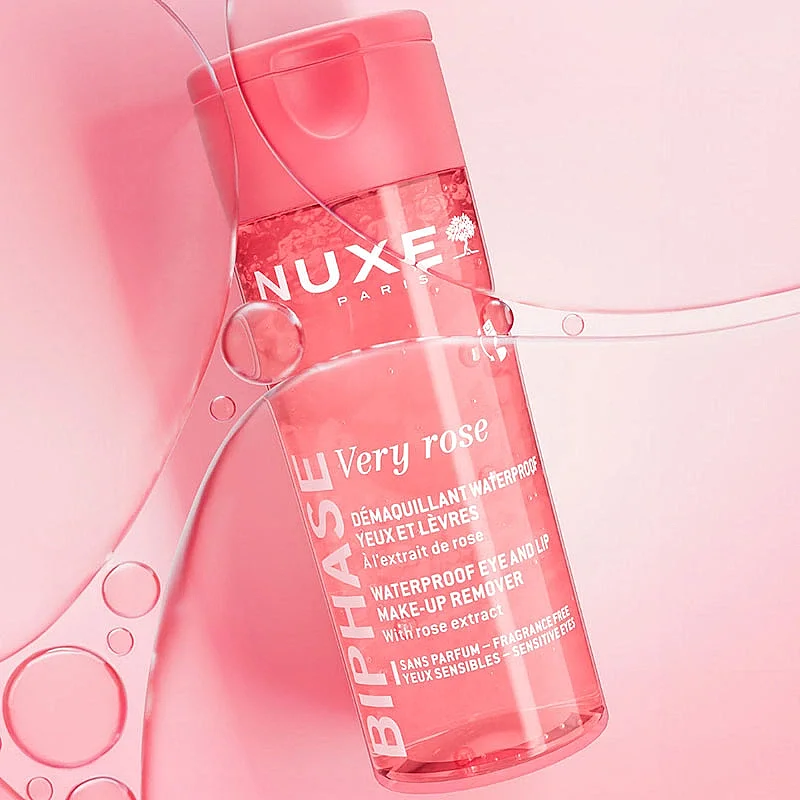 Nuxe Very Rose Gül Özlü Çift Bazlı Göz Makyajı Temizleme Suyu 100 ml - 2