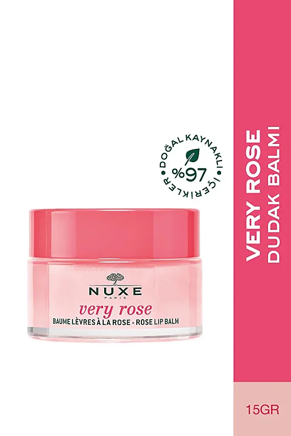 Nuxe Very Rose Gül Özlü Dudak Balmı 15 g - 1