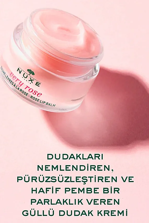 Nuxe Very Rose Gül Özlü Dudak Balmı 15 g - 3
