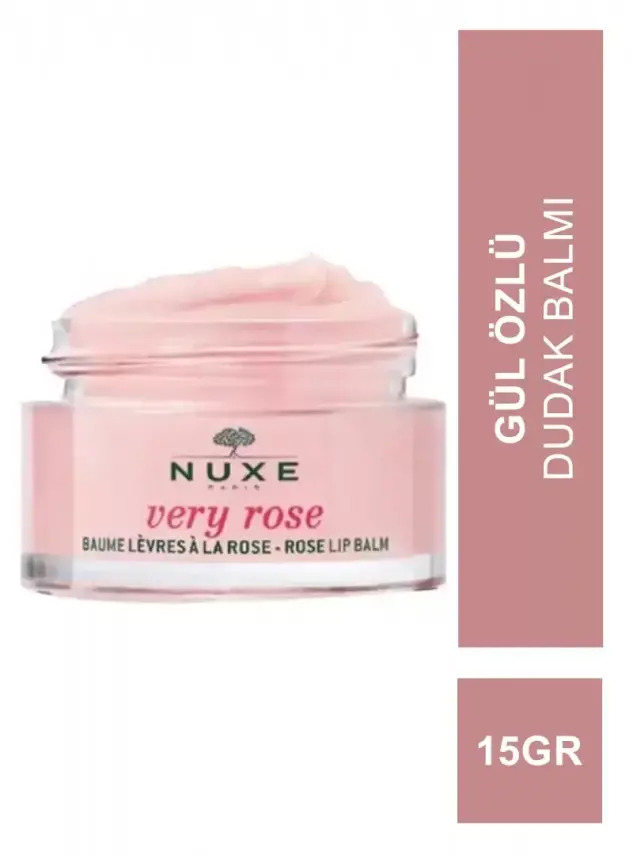 Nuxe Very Rose Gül Özlü Dudak Balmı 15 g - 1