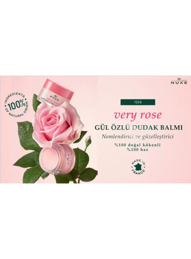 Nuxe Very Rose Gül Özlü Dudak Balmı 15 g - 3