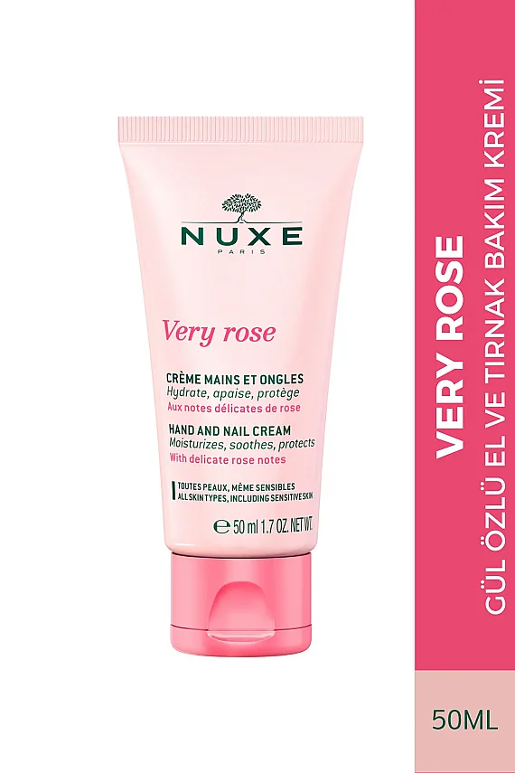 Nuxe Very Rose Hand and Nail El ve Tırnak Kremi 50 ml - 1