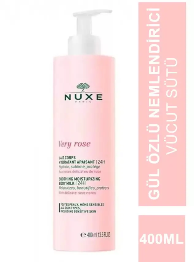 Nuxe Very Rose Soothing Moisturizing Body Milk 400 ml - 2