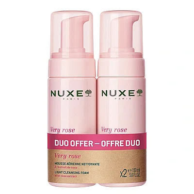 Nuxe Very Rose Yüz Temizleme Köpüğü 2x150 ml - Nuxe