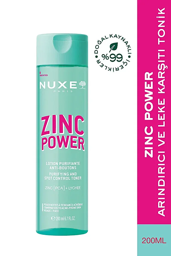 Nuxe Zinc Power Arındırıcı ve Leke Karşıtı Tonik 200 ml - 1